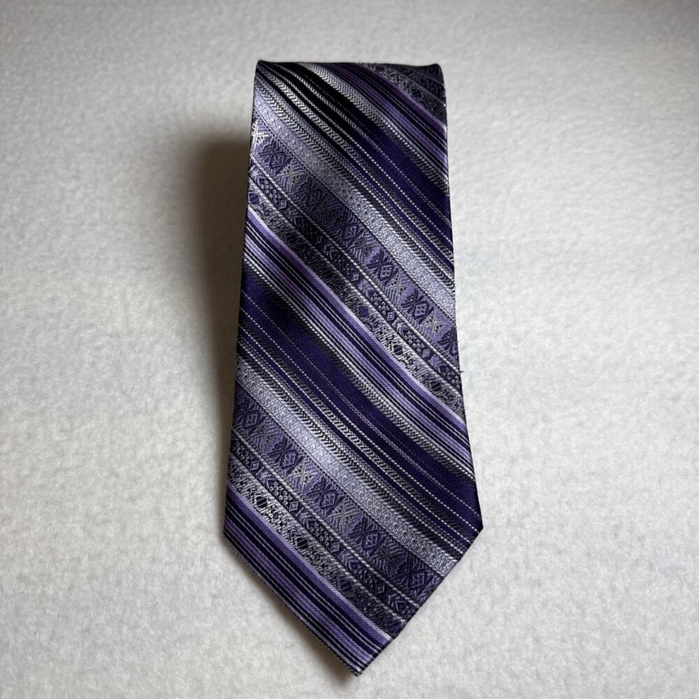Stafford Essentials MEN’S NECK TIE Different shades Purple‎ ALL SILK Hand Made